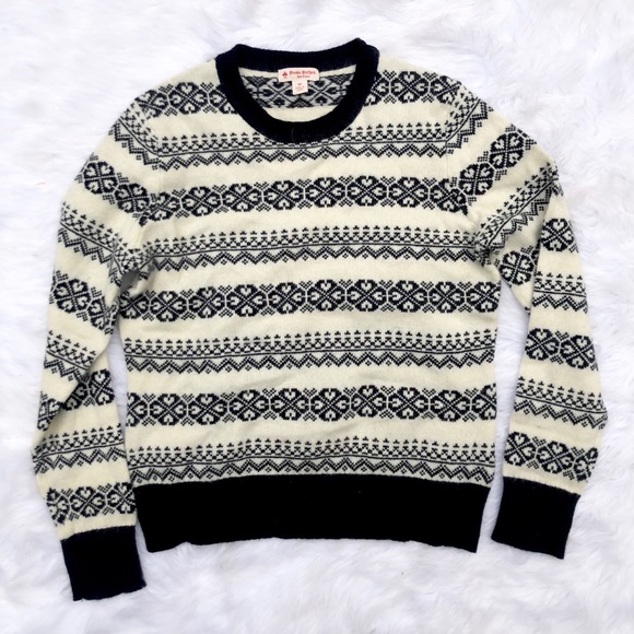 Brooks Brothers Sweaters - RARE Brooks Brothers Tribal Snowflake Sweater Sz M